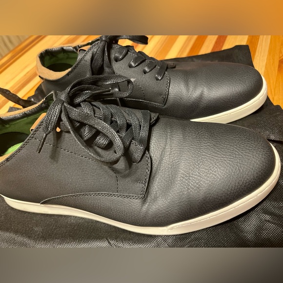 Vance Co men’s Aydon black vegan leather street sneakers, size 13W - Picture 6 of 9